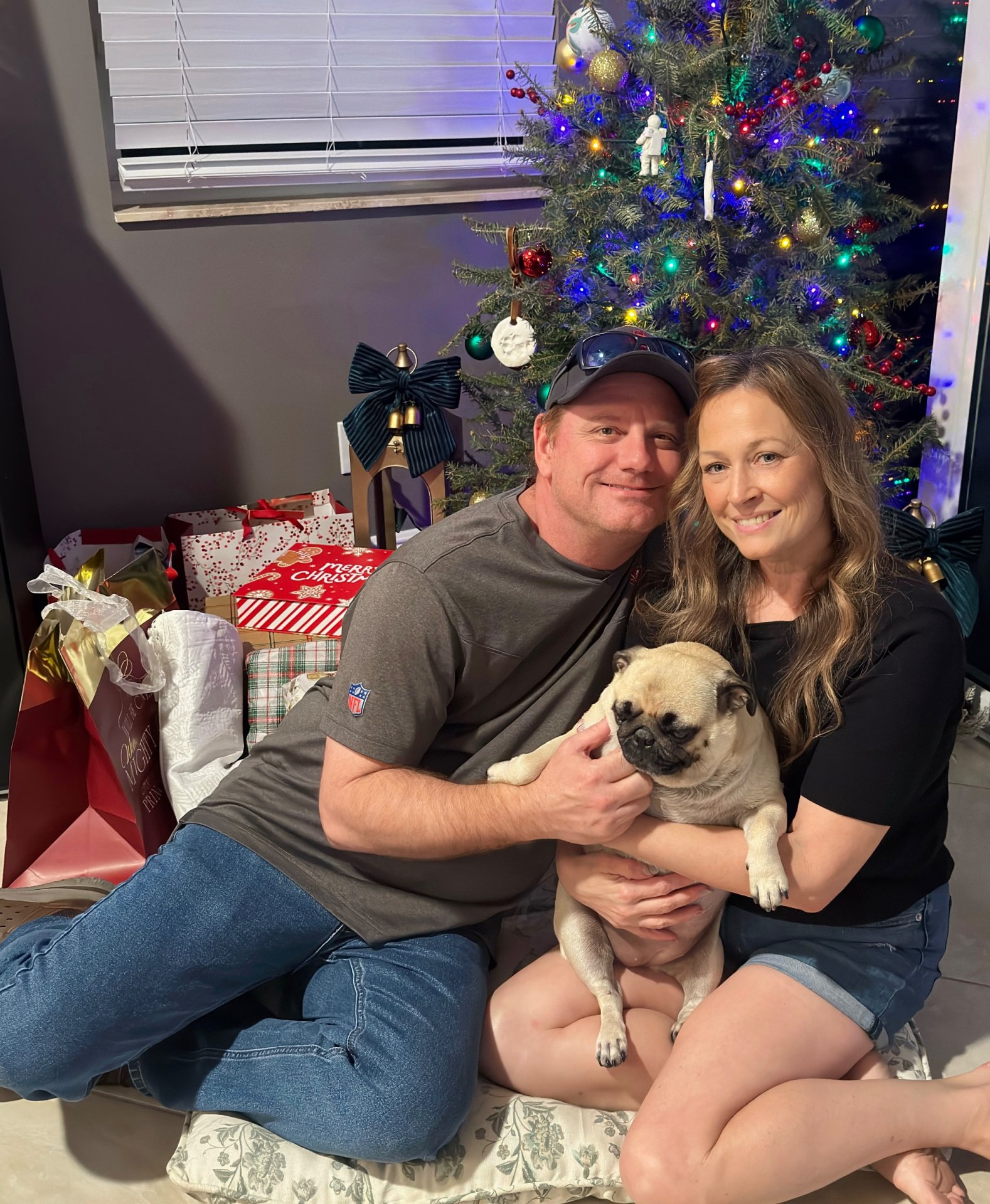 Christmas wrapped in twinkling lights